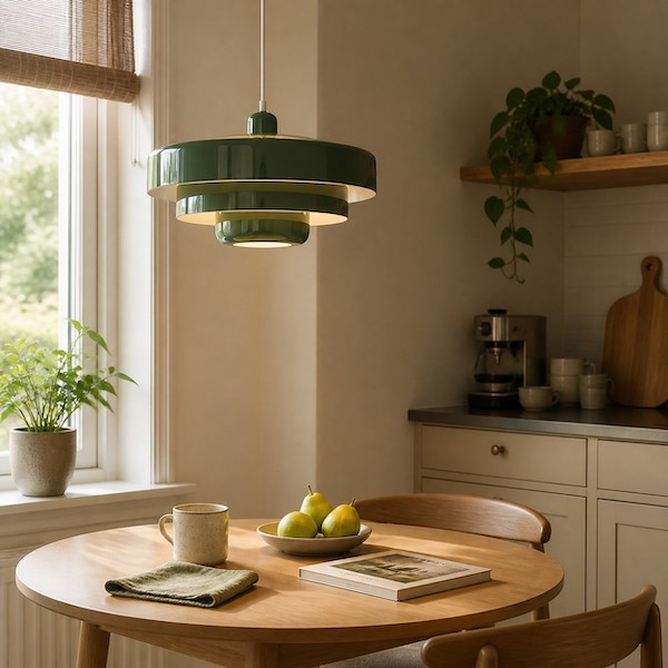 deep-green-pendant-small-breakfast-nook