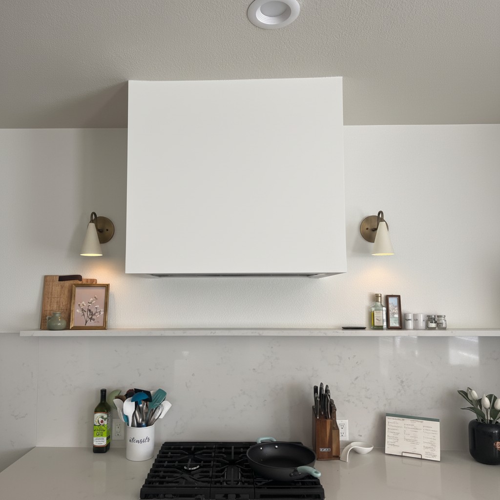 Customer kitchen photo with Curva Metal wall lights
