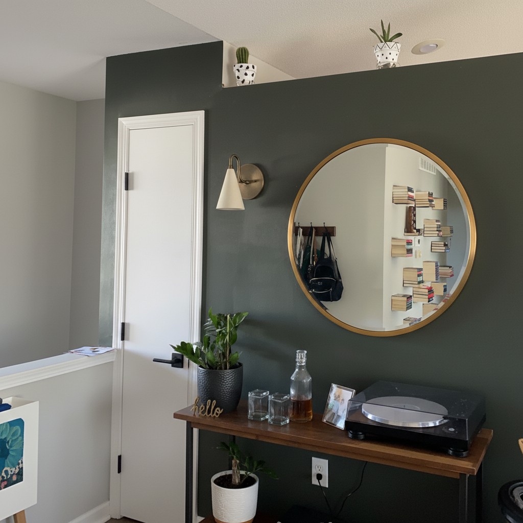 Customer photo with Curva Metal wall light