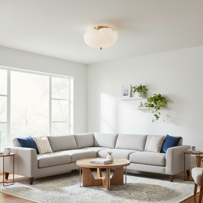 Modo ceiling light in a living room