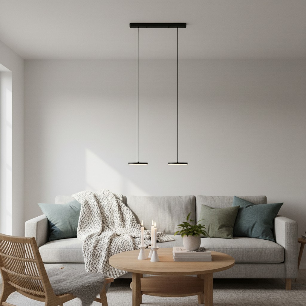 Feranox Designer Pendant Light en sala de estar