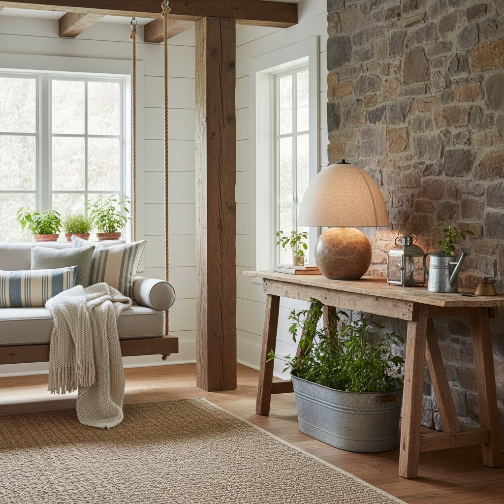 Cordove con pantalla cálida sobre una mesa de madera