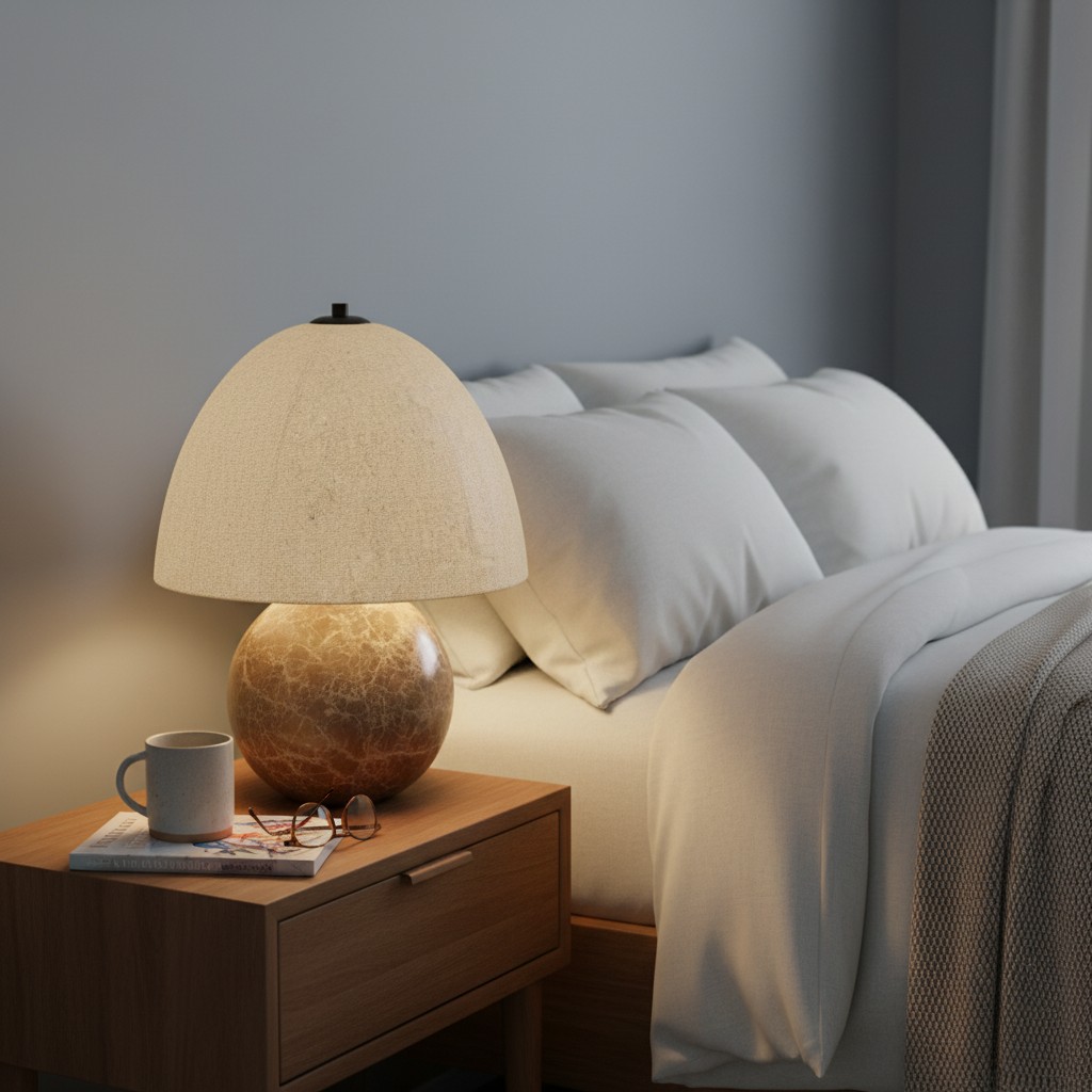 Cordove aportando luz cálida en dormitorio
