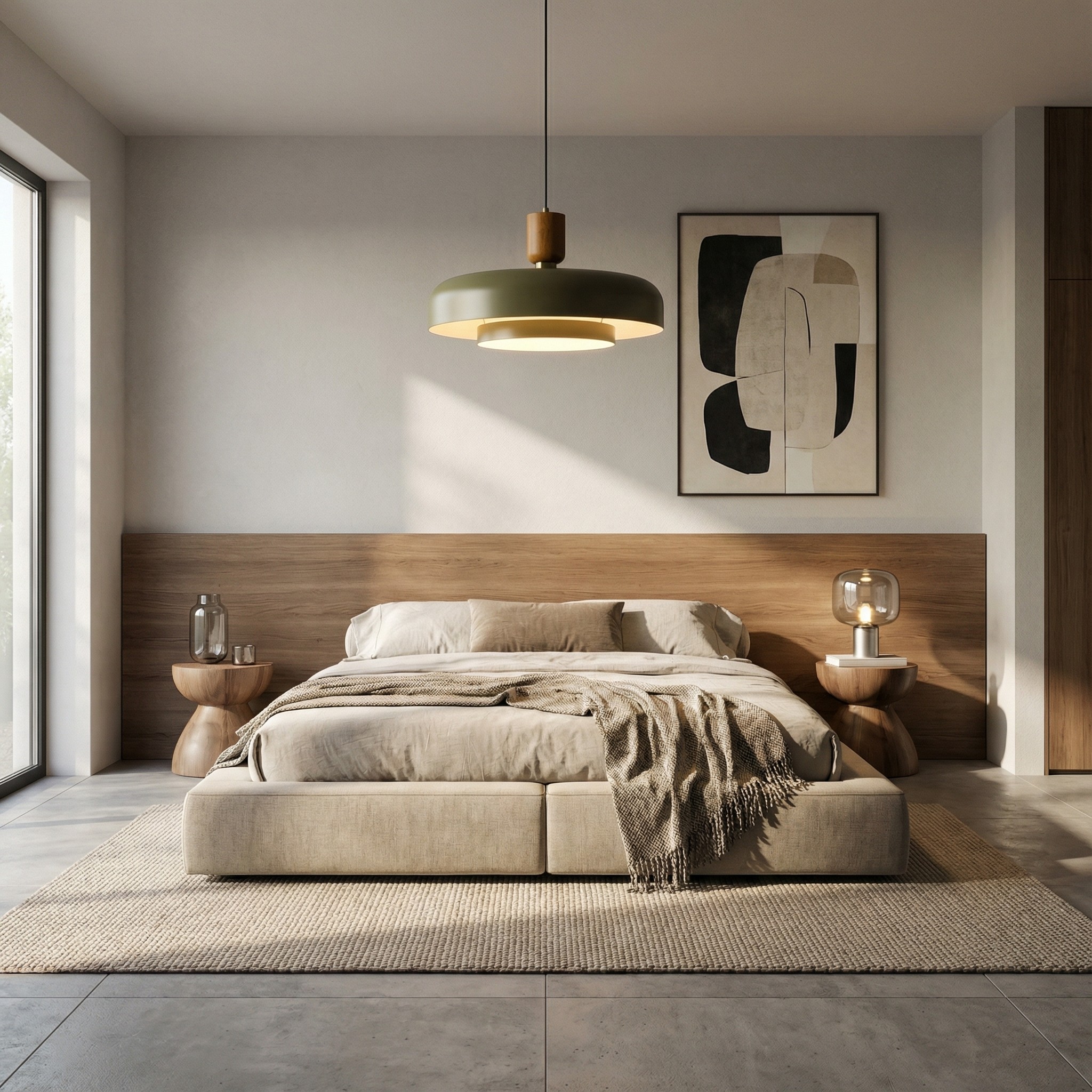 Orbulis en dormitorio moderno