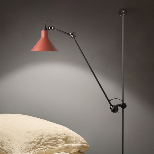 Nordic swing arm wall light in use