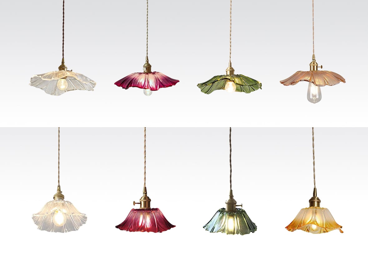Múltiples estilos y colores de la lámpara colgante Lotus