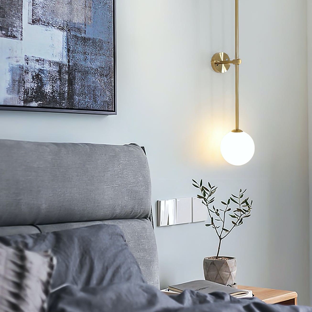 Mobile Wall Lamp scene