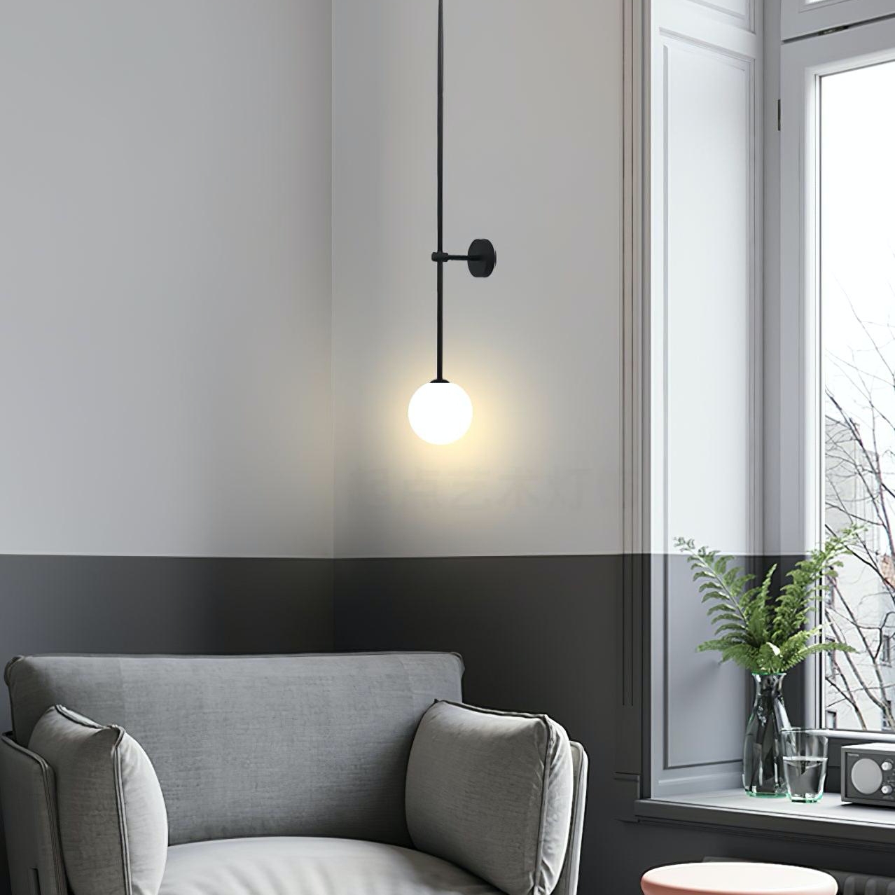 Mobile Wall Lamp scene