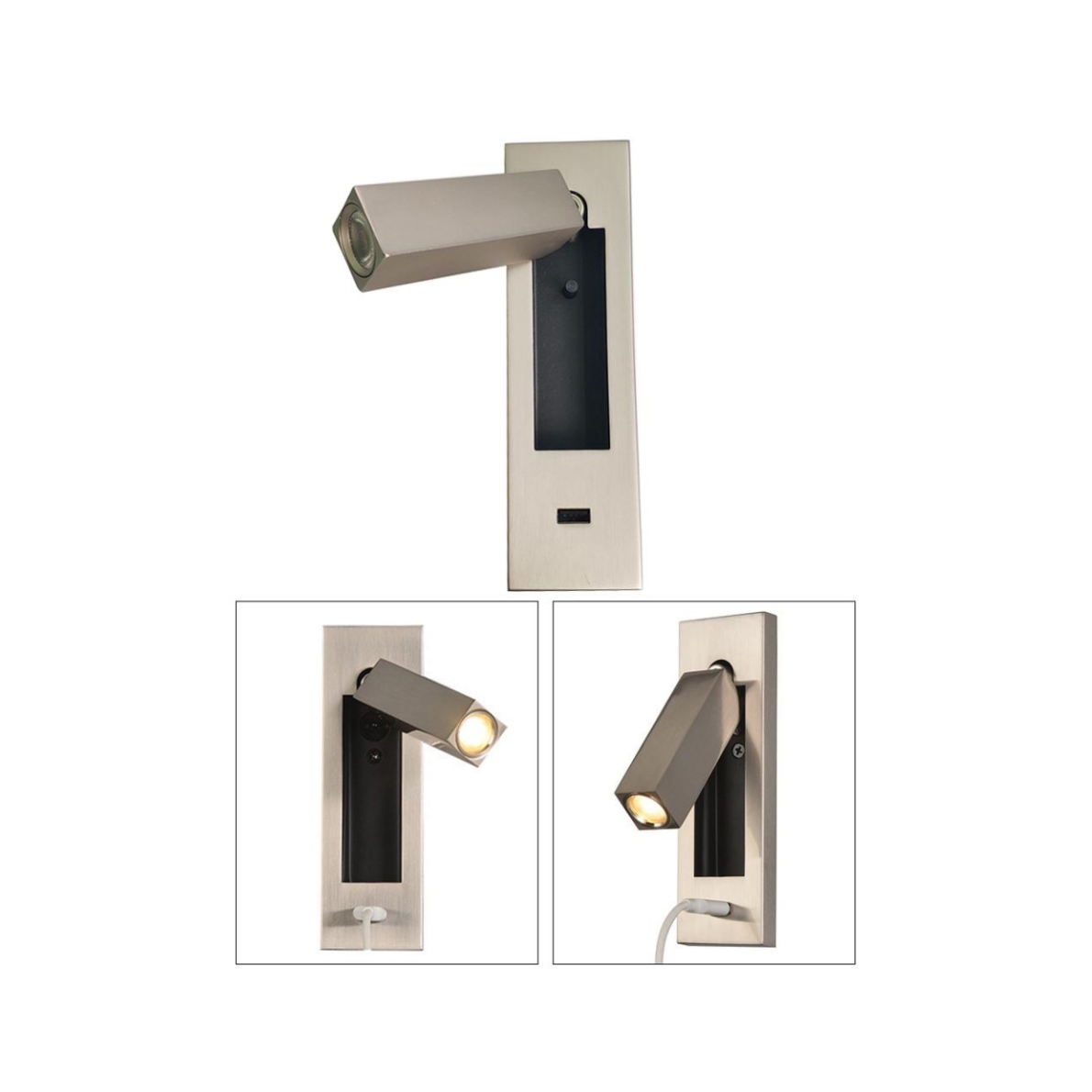 multi-Angage Twist del Fuse USB Sconce
