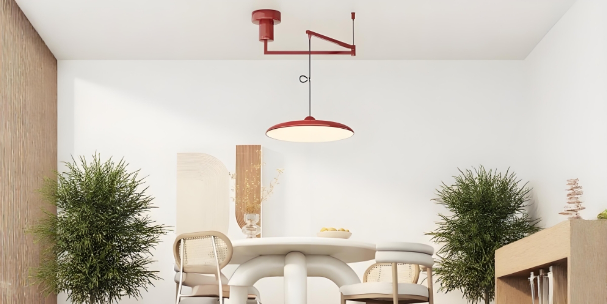 Lámpara colgante Tizio en comedor