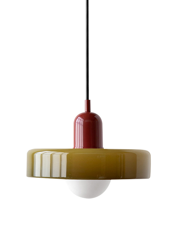 Bauhaus Stained Glass Pendant Light HZ04