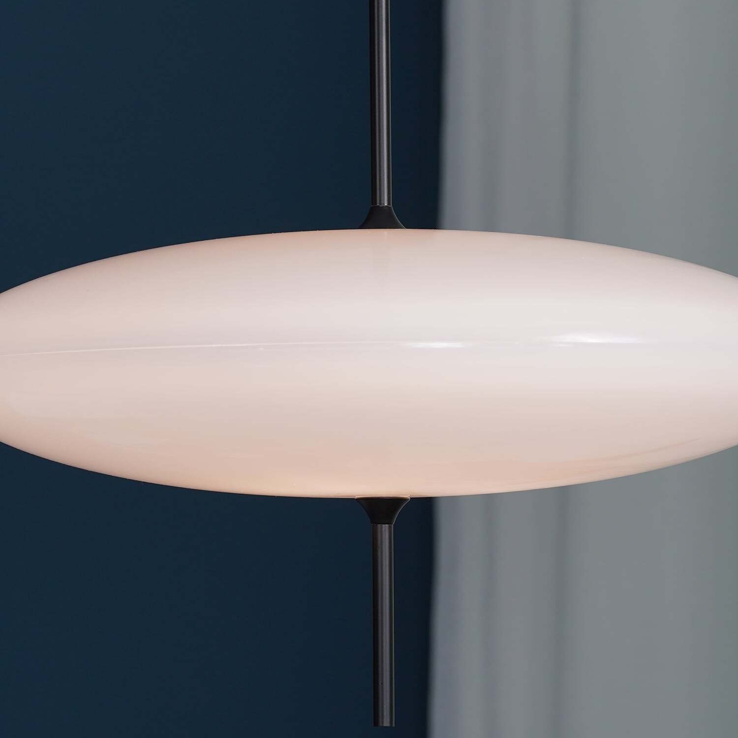 Seitenansicht des elliptischen Diffusors