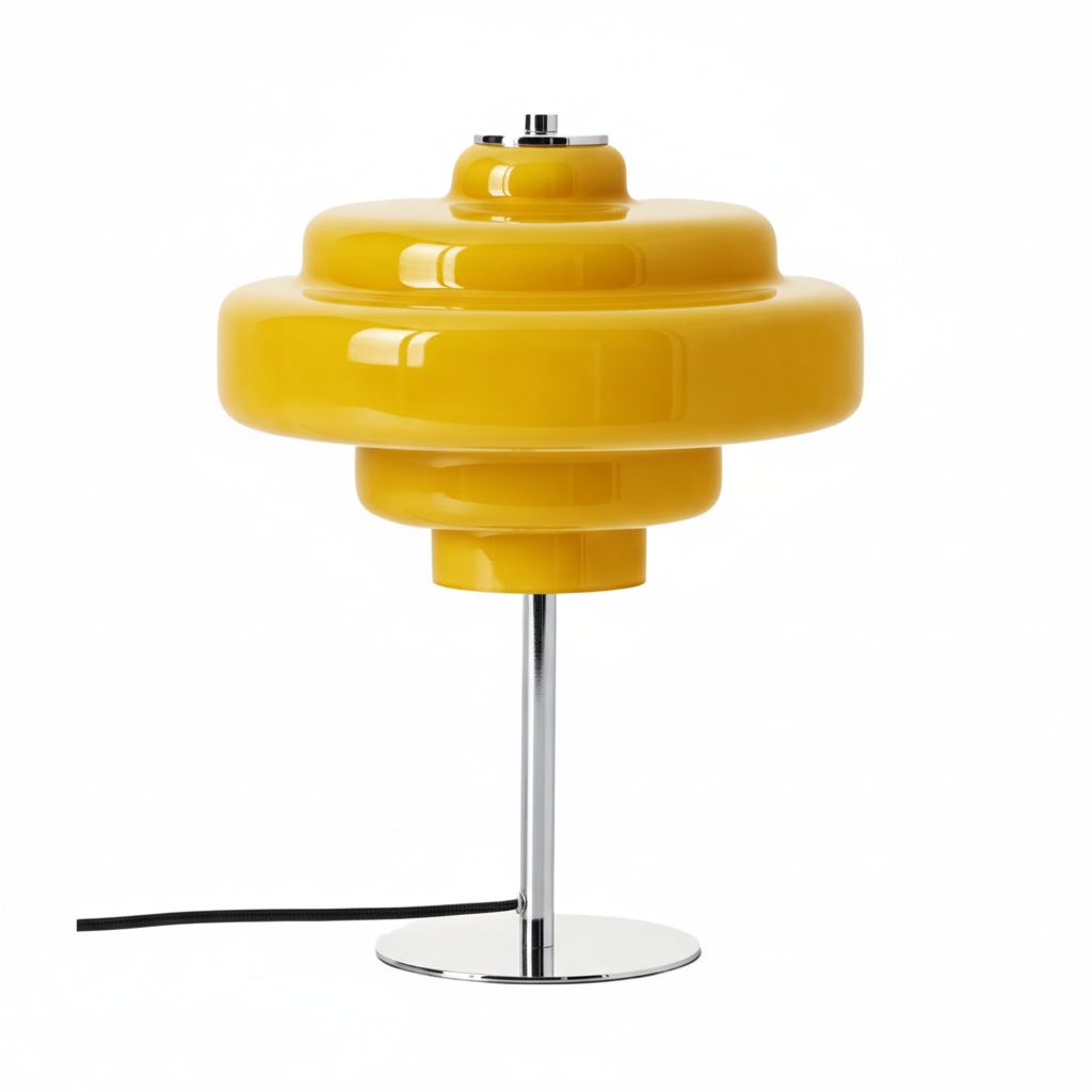 Koloro lámpara de mesa en acabado amarillo
