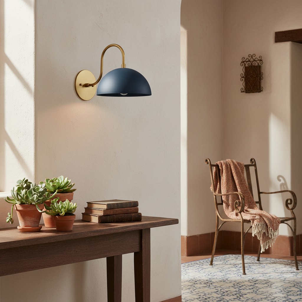 Lámpara de pared en cocina comedor