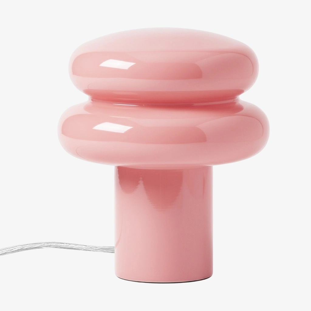 Exhibición de producto en rosa