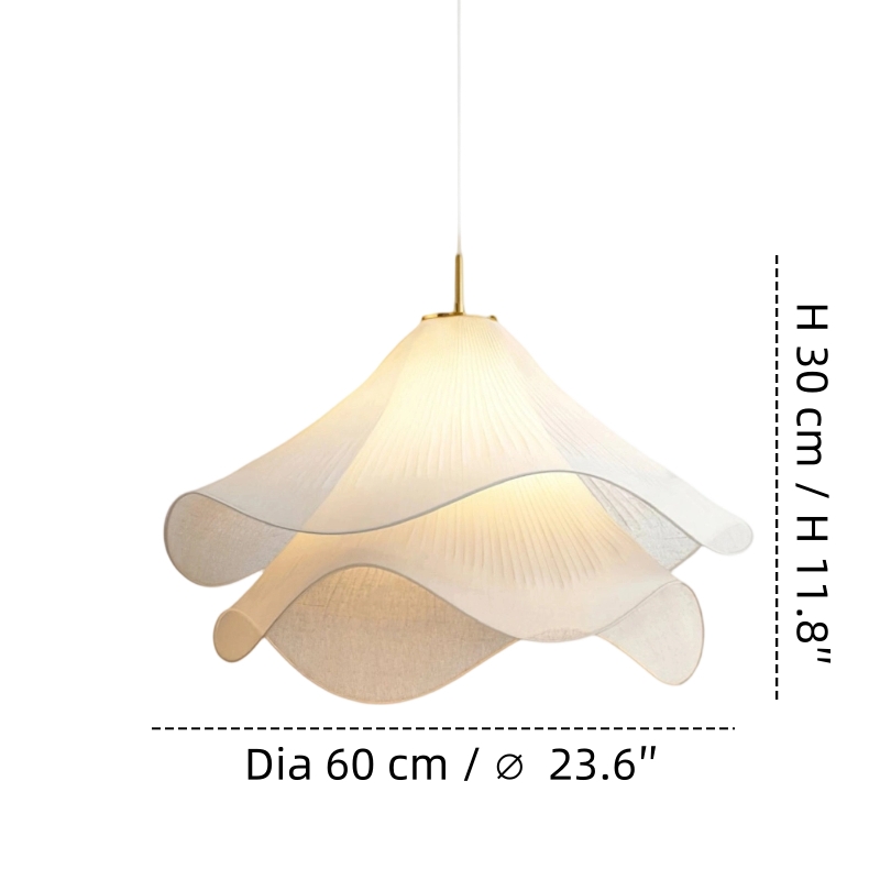 Medidas Dia 60 cm de la lámpara Ethereal Bloom