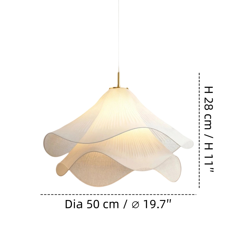 Medidas Dia 50 cm de la lámpara Ethereal Bloom