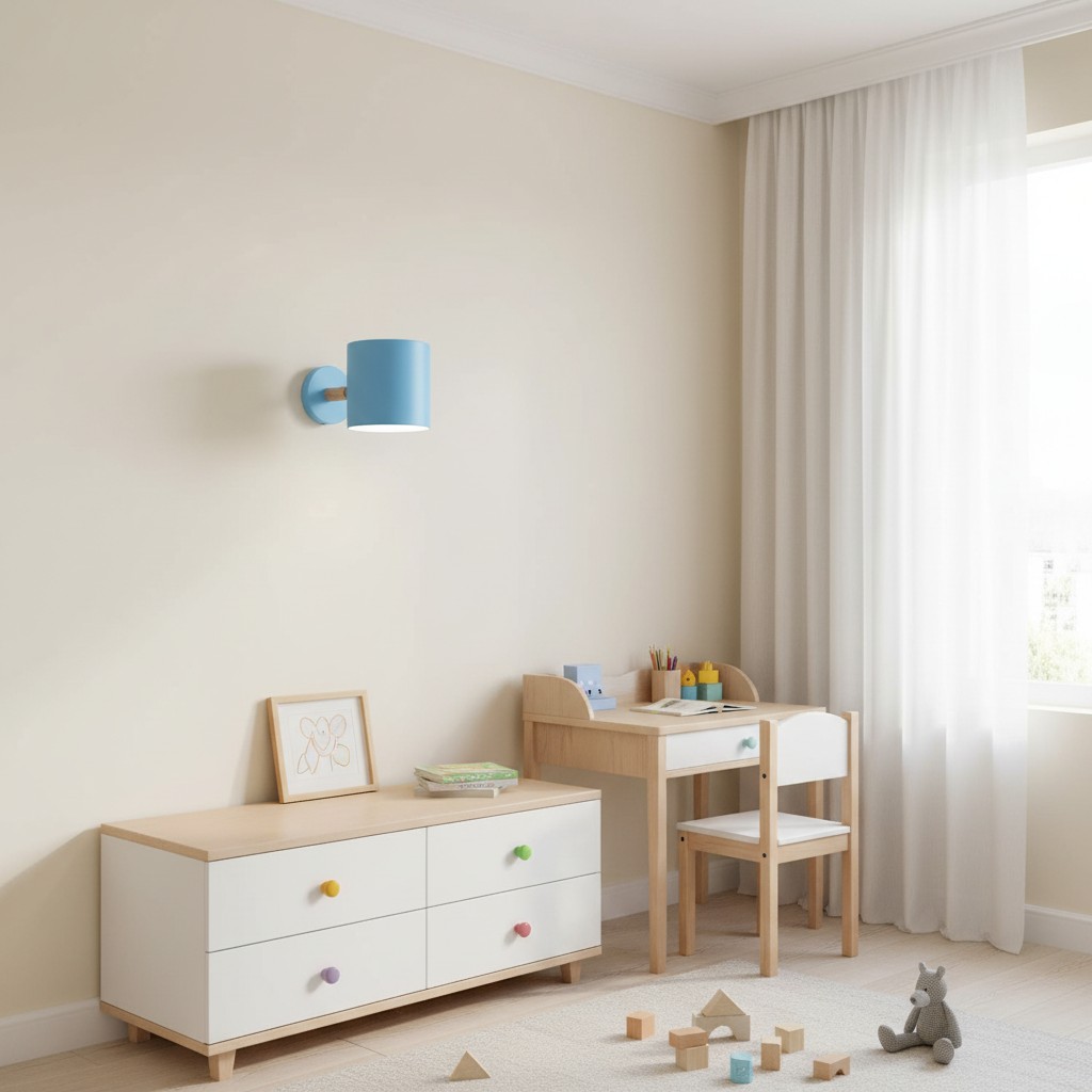 Visualización de escena en habitación infantil