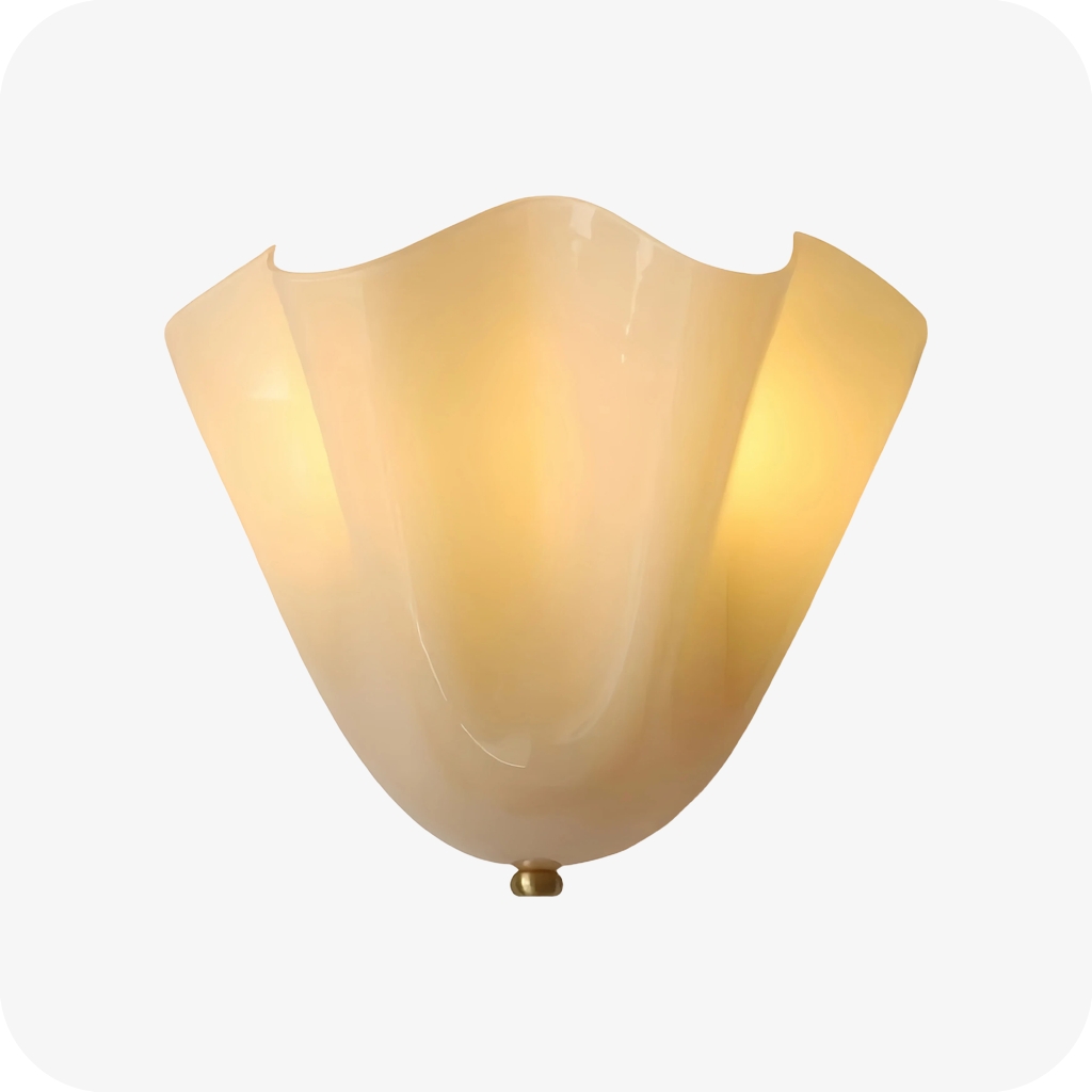 Pantalla Bellina en Beige Blanco