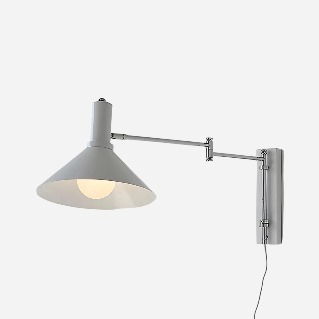 Aplique de pared Bauhaus plateado