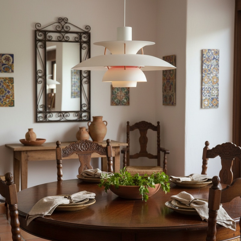 PH5 en comedor clásico