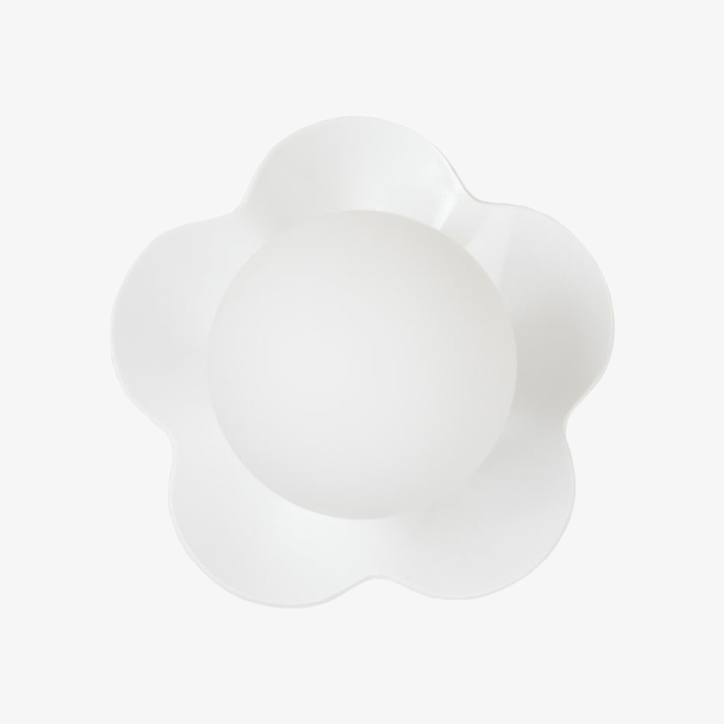 Lámpara de pared floral amarilla