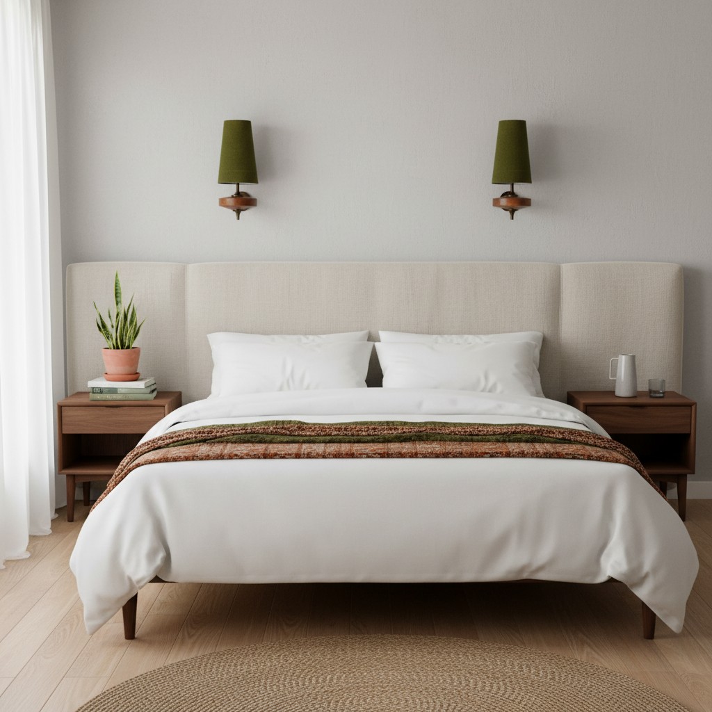 Aplique de pared en dormitorio