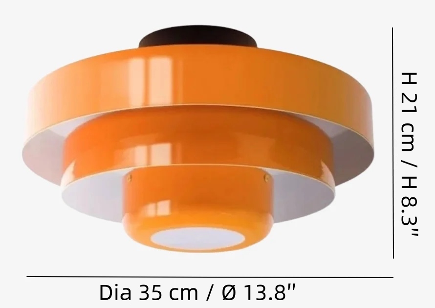 Dimensiones de la lámpara Veleora