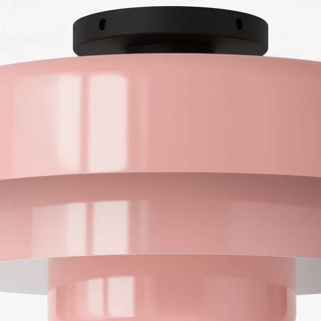 Detalle de la lámpara Veleora rosa