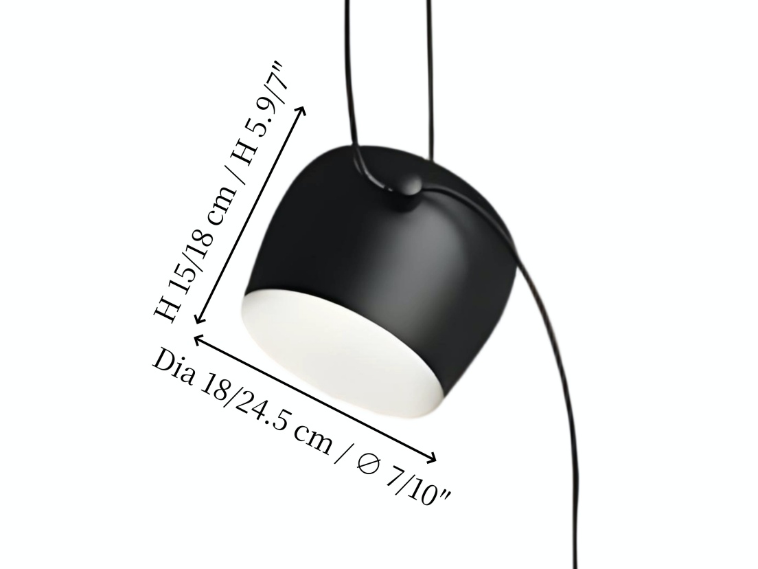 Dimensiones de lámpara colgante