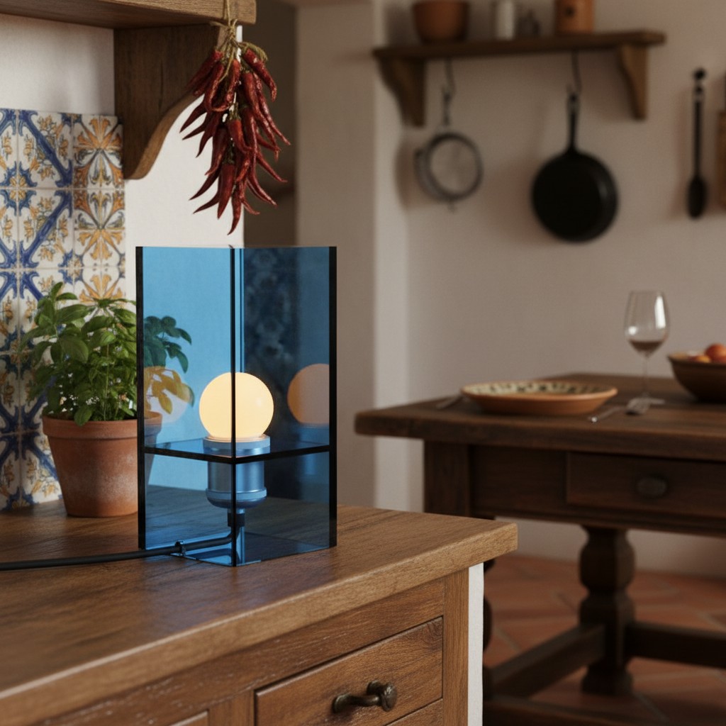 Varios estilos de la lámpara de mesa