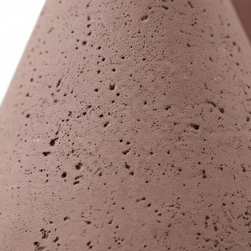 Detalle de textura de hormigón rojo ladrillo