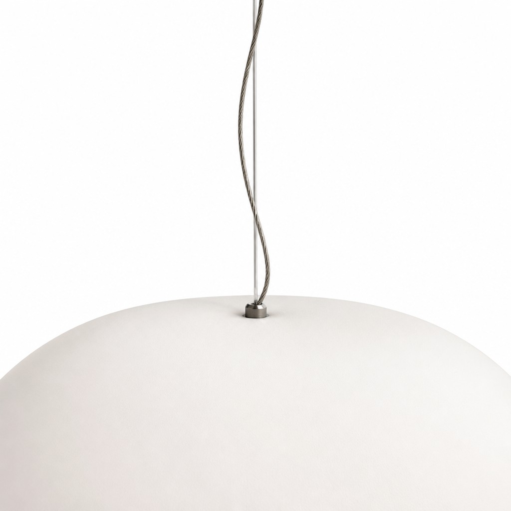 Detalle superior de lámpara Globo Opal Globe
