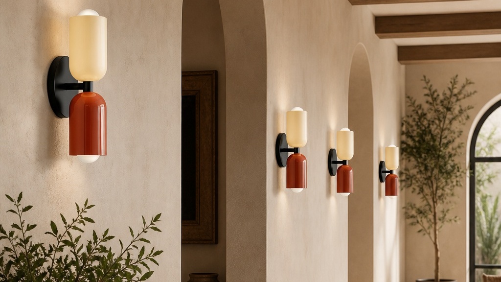 Lámpara de pared Morandi en ambiente decorativo