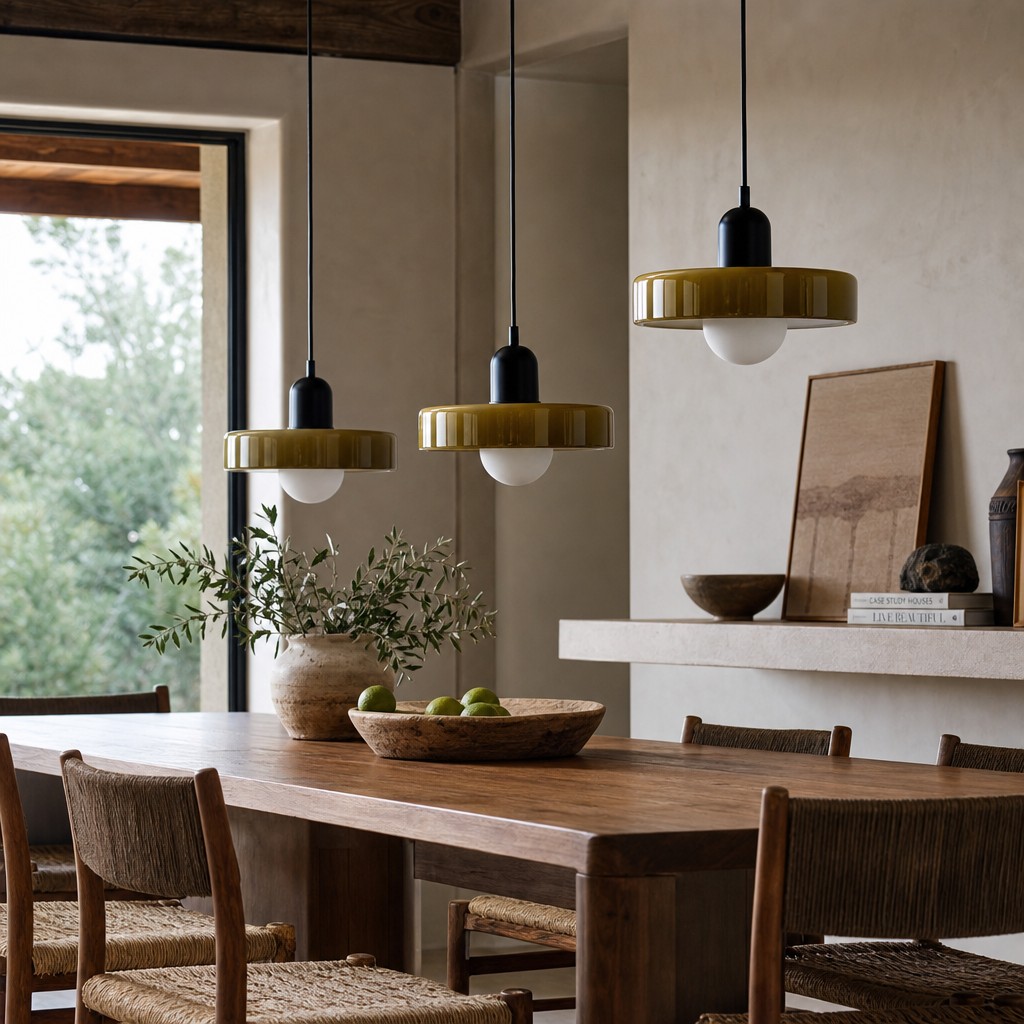 Lámpara Bauhaus en interior moderno