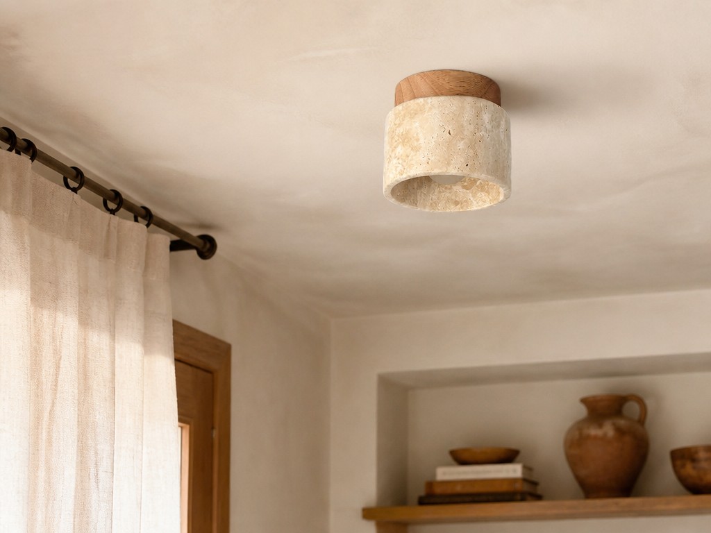 Lámpara Travira instalada en interior doméstico