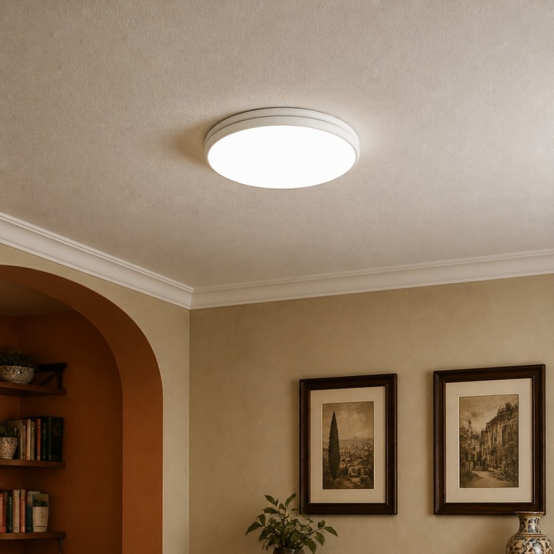 Rondo estilo blanco en interior