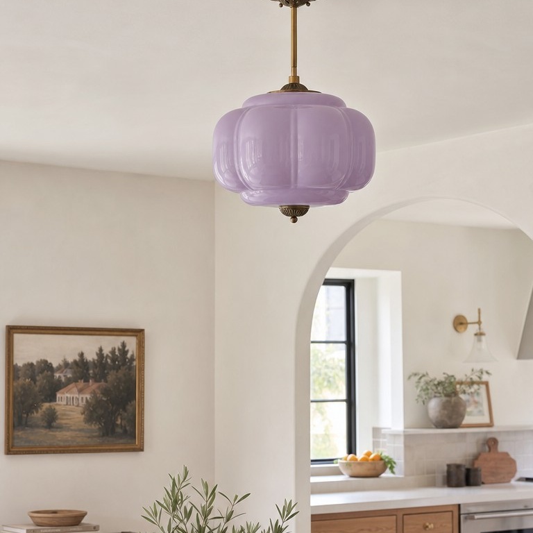 Estilo lavanda de la lámpara Eloise