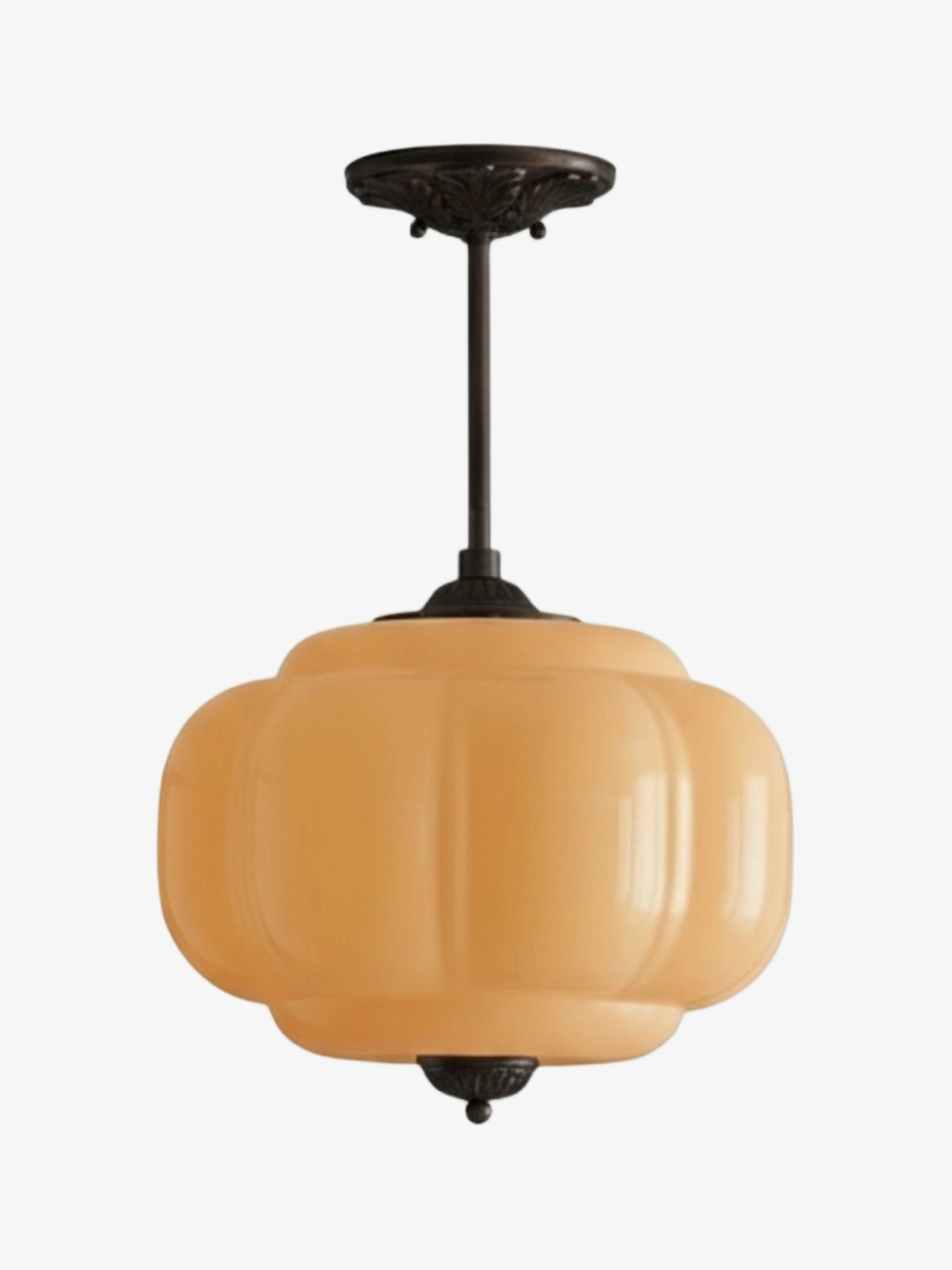 Pantalla amarilla con soporte negro