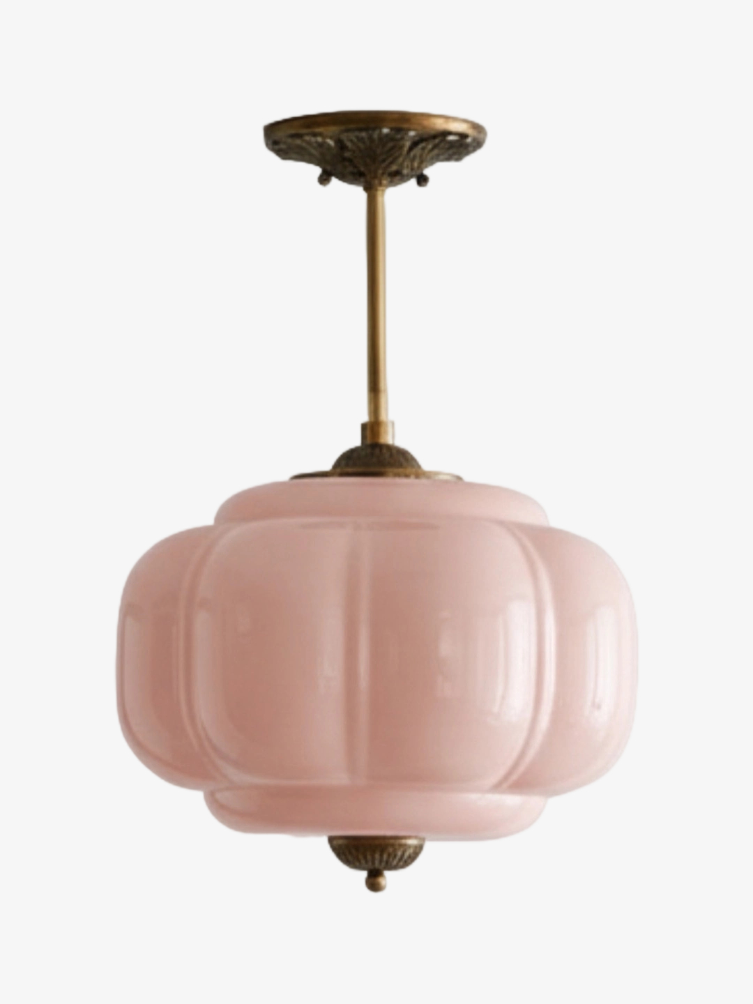 Pantalla blanca con soporte de latón