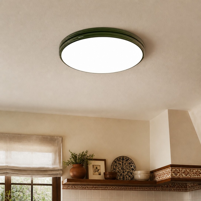Rondo estilo verde en interior