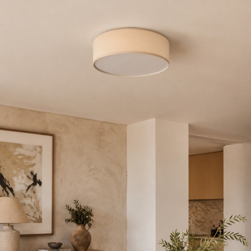 Lámpara Dumora en una sala con luz natural