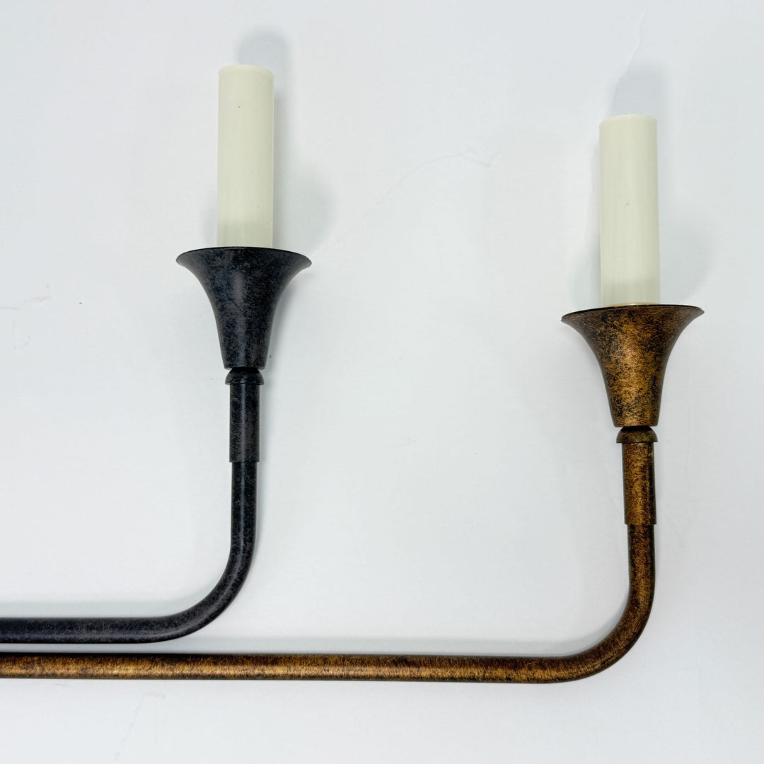 Detalle de forma de candelabro retro
