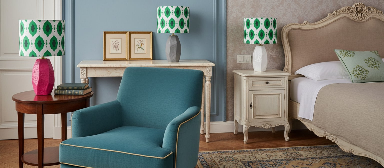 Arivane lámpara de mesa decorativa en habitaciones interiores