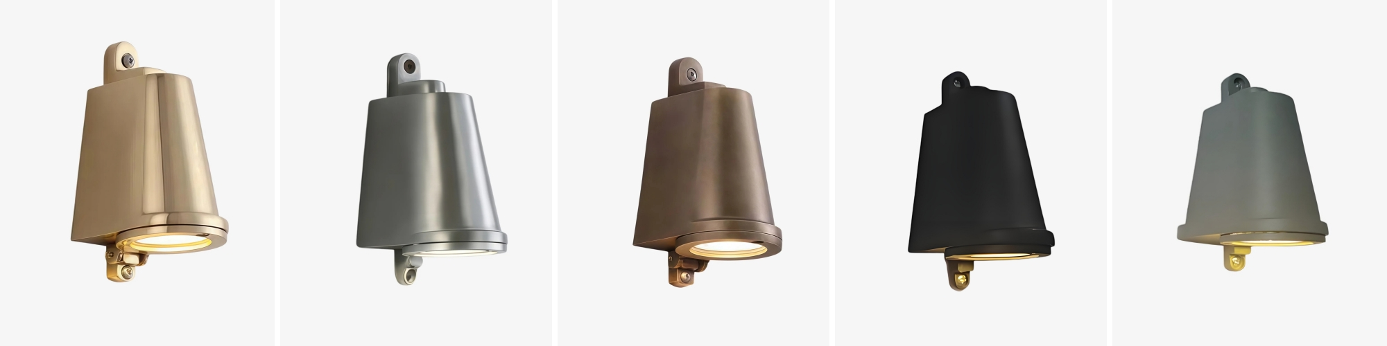 Acabados disponibles para la lámpara Orran