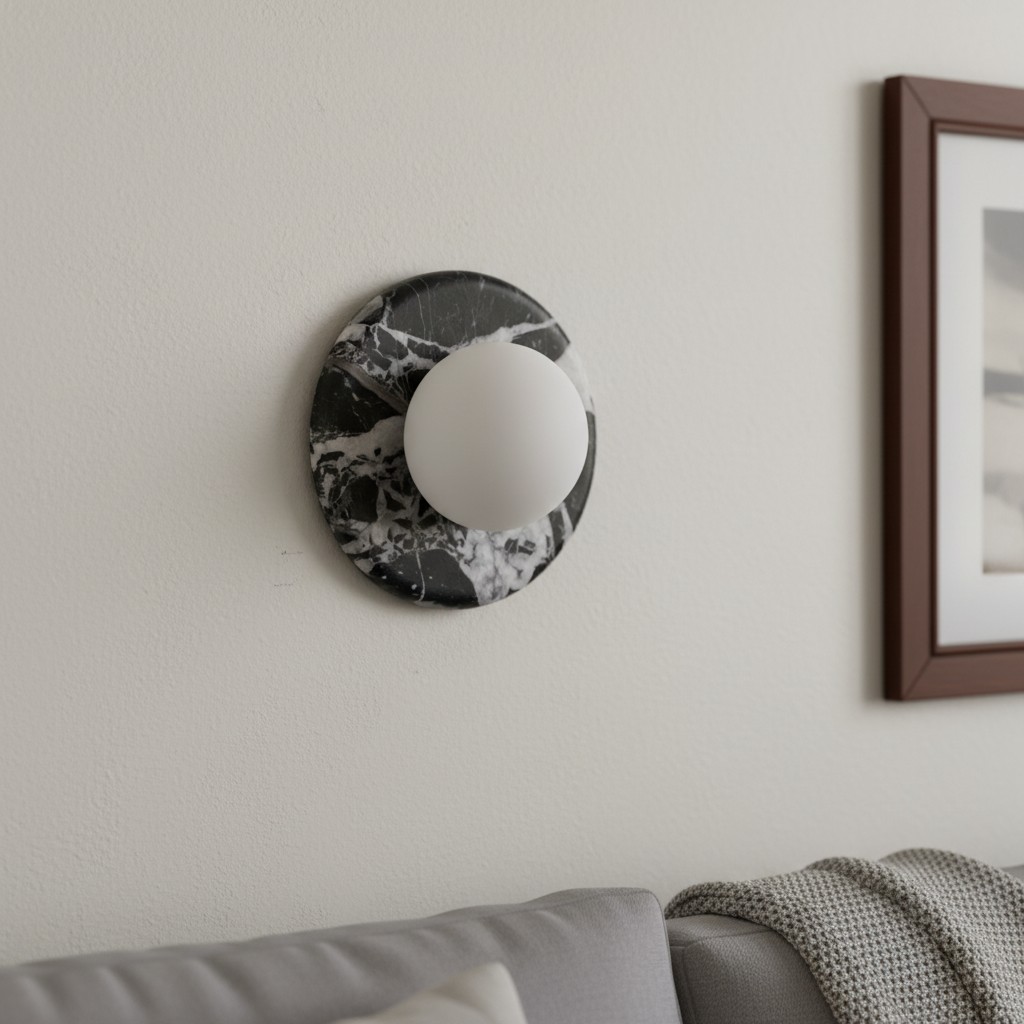 Lámpara Orli en una habitación moderna