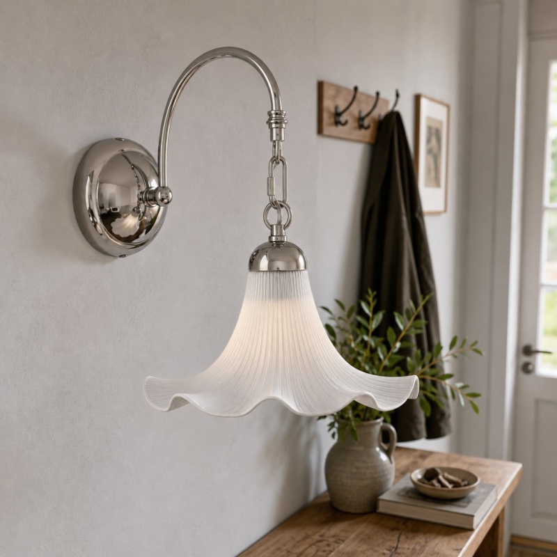 Cazelle wall lamp in an entry space