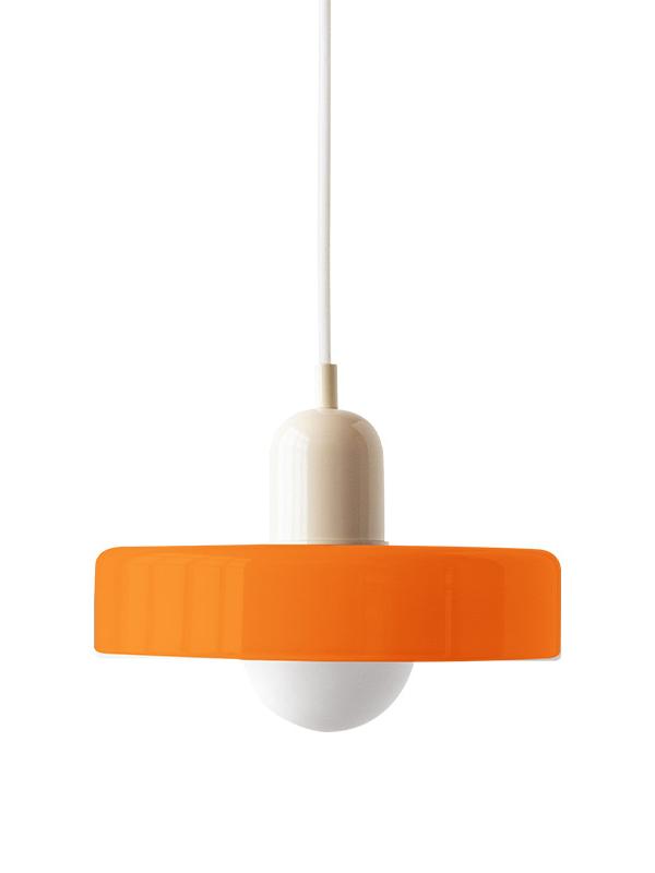 Morandi Bauhaus stained glass pendant light