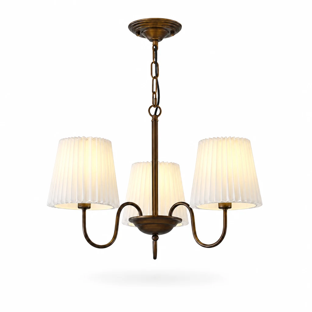 3 heads chandelier