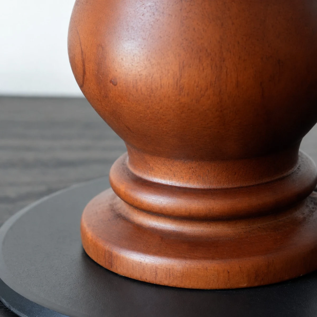 Wood base detail